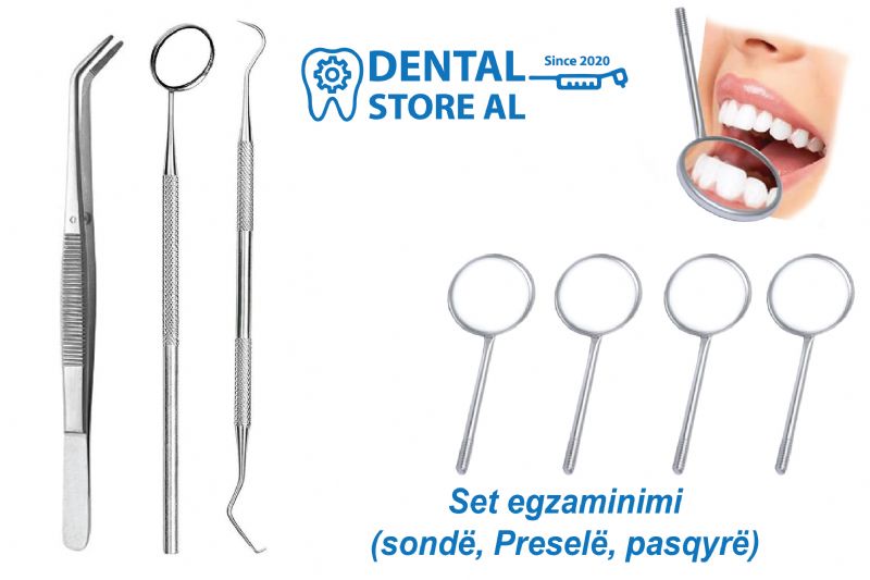  Set Sonde Presel Pasqyrë per klinika dentare, Instrumente të vogla dhe ...