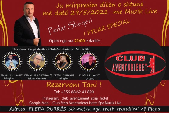 Hotel Club Strip Spa Aventurieret Live Music / Muzik Live club Durres / Muzik Live club Tirana /  Club naten / Club nate strip / MUZIK LIVE NE DURRES / muzik live per shen valentinin / muzik live per vitin e ri